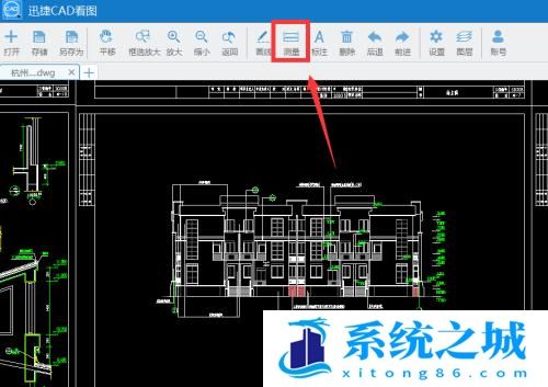 电脑接收到的CAD图纸如何打开查看并进行测距？