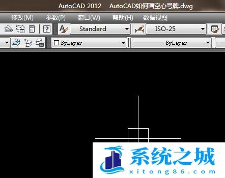 CAD怎么画出空心号牌？CAD画出空心号牌方法？