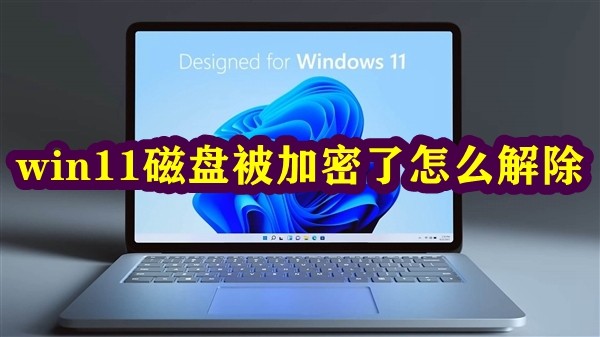 win11磁盘被加密了怎么解除